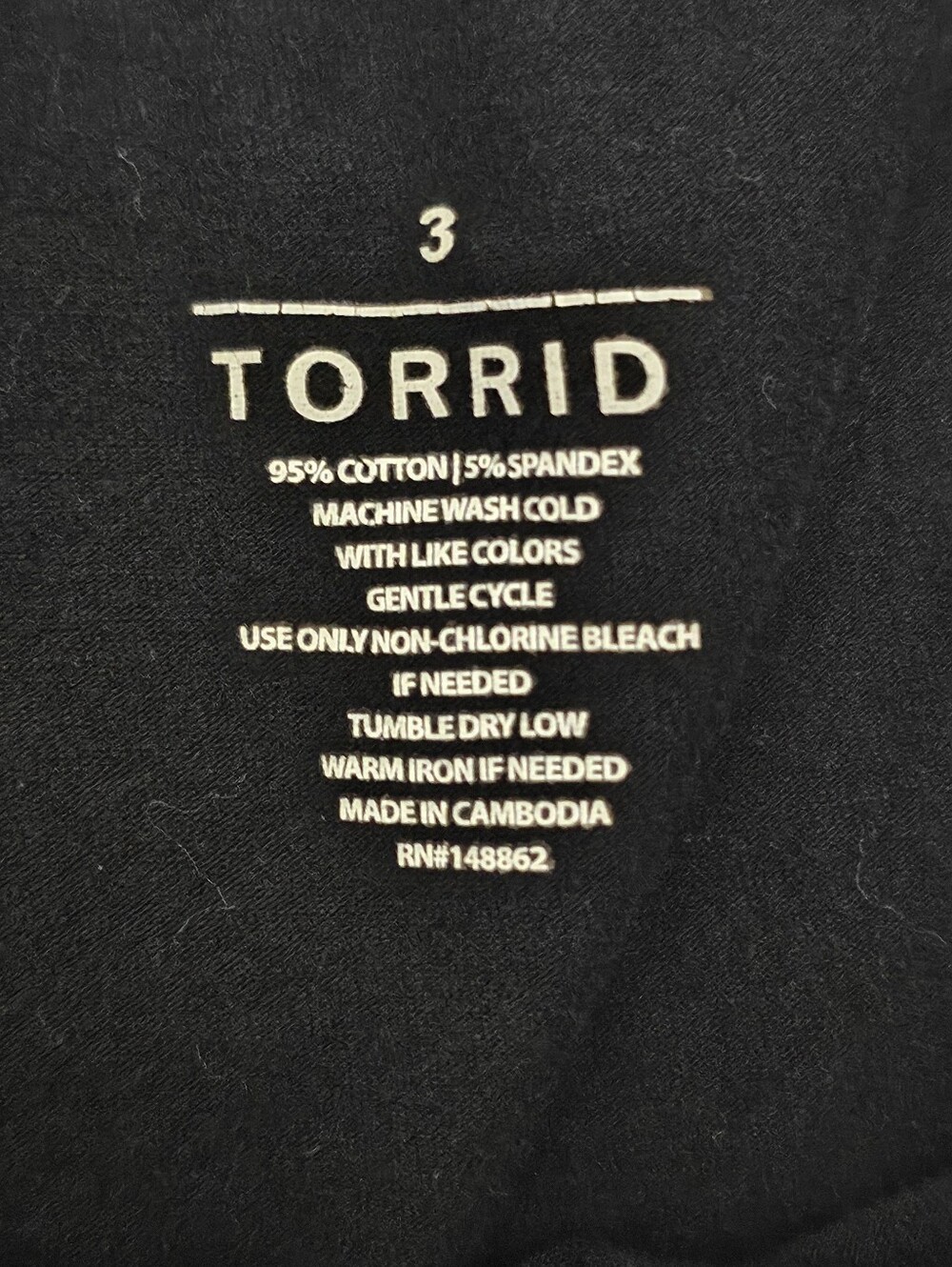 Torrid Black Leggings - Picture 2 of 5